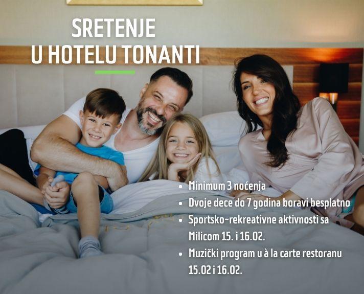 Sretenje u hotelu Tonanti